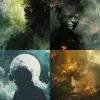 中场，黑空间：：2，灰白烟主题冥想，帝王菩萨，无数发光的眼睛在黑暗中诠释着他，数字风格，淡绿色和古铜色，地狱不空誓成佛，米奇·格里菲斯，#vfxFriday，浅红和青铜，安东·法迪耶夫，自然象征：：1--v 6.0--ar 3：4