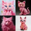 一只粉色的猫
