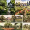 Farms, orchards, botanical gardens, and home gardens