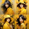 黄衣美女