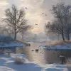 a bitter winter, ultra hd, highly detailed, perfect composition
