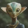 3D渲染外星女人