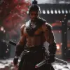 致命战斗中的Hanzo，动漫角色，（3D渲染：0.9），（虚幻引擎：0.9），（辛烷值渲染：0.9），超高清，HDR，原始照片，领域部