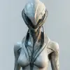 3D渲染外星女人