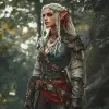 女精灵海盗，dND，全身，照片逼真