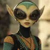 3D渲染外星女人