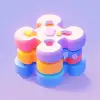 图标设计，3D，社交媒体图标，沟通，充满活力的光线，快乐的感觉，柔和的颜色，霓虹色，暖色，高品质，Donato Giancola，干净白色背景：：2 --q 2 --niji 5