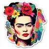 [Frida Kahlo]风格的酷[Frida Kahlo]贴纸--v 5.2