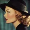时尚，完美的面孔，Vogue 1935 --没有丑陋、畸形、吵闹、模糊、扭曲、失焦、多余的手指、不良的解剖结构、多余的四肢、脸部画得不好、手画得不好、手指缺失