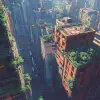Crumbling City, unreal engine, greg rutkowski, loish, rhads, beeple, makoto shinkai and lois van baarle, ilya kuvshinov, rossdraws, tom bagshaw, alphonse mucha, global illumination, detailed and intri