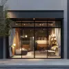 小型家具陈列室立面
