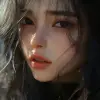 长发人物的特写，WLOP的3D渲染，在cgsociety、空间艺术、artstation hd、动漫美学、动漫上精选