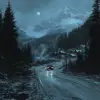  勃朗峰阿尔卑斯山边缘的新道路，有一个现代村庄和福特卡车奇幻现实主义，一部杰作，锋利的焦点，充满活力，植被古老，地面上笼罩着薄雾，我们看到黄昏的天空，这是满月，风稍微弯曲树木突然陷入恐怖的氛围;艺术由杰里米·曼（Jeremy Mann）、卡恩·格里菲斯（Carne Griffiths）、迈克尔·胡萨尔（Michael Hussar）、人力资源部吉格尔，美术，雨果·普拉特，优雅的电影灯光，8 k概念