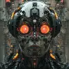 全身机器人|全身像|详细面孔|对称|蒸汽朋克|赛博朋克|cyborg|错综复杂的细节|按比例|超写实|电影灯光|数字艺术|概念艺术|mdjrny-v4风格