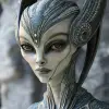 3D渲染外星女人