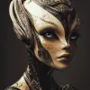 3D渲染外星女人