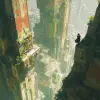 Crumbling City, unreal engine, greg rutkowski, loish, rhads, beeple, makoto shinkai and lois van baarle, ilya kuvshinov, rossdraws, tom bagshaw, alphonse mucha, global illumination, detailed and intri
