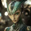 3D渲染外星女人