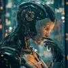 创建计算机AI技术缩略图AI realetd图片ar-16：9