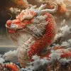 萨姆·罗宾逊（Sam Robinson）的《暴风雨天空下的红龙》，塔蒂亚娜·苏亚雷斯（Tatiana Suarez）风格，和谐的调色板，chuah thean teng，强大的象征意义，伊万·费多罗维奇·乔尔茨（Ivan fedorovich choultse），印度尼西亚艺术，准确而详细--ar 116：117 --styleum 750 --v 6