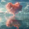 水上云中的红心，zbrush、浅粉色和天蓝色的风格，我不敢相信这有多漂亮，夸张的表情，纽约市爆炸报道，虚幻引擎5，罗伯特·比塞尔--ar 73：72 --styleum 750 --v6