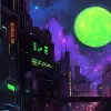 city, future, sci fi --no draft, grainy, long neck, Deformed, blurry, duplicate artifacts, haze, low resolution, low quality, out of frame, uneven exposure, bad composition, text, 2 heads, 2 faces, he