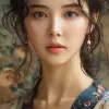韩国美女，亚洲美女标准风格，Kdrama --ar 1：2 --styleston 750 --v 6
