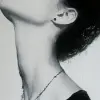 韩国女性水墨画，25-30岁，亚洲美容标准--混乱30 --ar 1：2