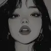 韩国女性水墨画，25-30岁，亚洲美容标准--混乱30 --ar 1：2