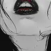 black and white drawing of a girl , in the style of horror manga, bill sienkiewicz, animated gifs, yayoi kusama, pulp comics, intense close-ups, becky cloonan --ar 62:121 --stylize 750 --v 6