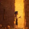 古老废墟中创新而熟练的动画师，将人物栩栩如生，3D，戏剧性灯光，Illumination Entertainment，Sanyu，高清，8 k没有争论--v 5.1 -风格原始--s 250 --ar 9：16