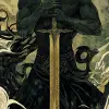 Cú Chulainn的戏剧插图，以爱尔兰神话、凯尔特意象的风格--ar 35：64