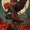 Cú Chulainn的戏剧插图，以爱尔兰神话、凯尔特意象的风格--ar 35：64