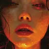 螺旋画，女性肖像风格，深橙色和浅金色，亚洲风格的主题，编辑插图，美丽的女性，禅宗佛教的影响，黄色和红色--ar 73：104 --styleum 750 --v 6