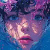 最佳品质，4k，8 k，高光，杰作，超细节，逼真，扎染令人惊叹的动漫，动漫风格，迷幻色彩，引人注目的图案，流畅而动感的线条，美丽细致的眼睛，充满活力的人物，独特而古怪的服装，富有表情的面部表情，动态的姿势，富有想象力的背景，细细的画笔笔触，柔和的柔和的色彩，空灵的灯光，夸张的比例，身临其境的视觉故事，迷人而复杂的图案，丰富的纹理和深度、创作者、奇幻元素、富有想象力和充满活力的世界、情感和戏剧性的场