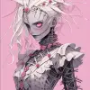 芭比电影Margot Robbie hellraiser针头粉色--ar 4：5 --s 750 --niji 5