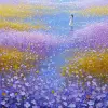 二次元梦游花田，少女在花海奔跑，淡紫与嫩黄，浪漫日系风格，花朵层层叠叠，午后光斑跳跃，画面轻盈惬意     --ar 3:4